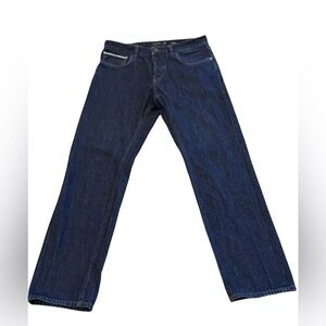 Massimo Dutti Designer Selvedge Denim Jeans Men’s 30x30 Straight leg Dark Wash